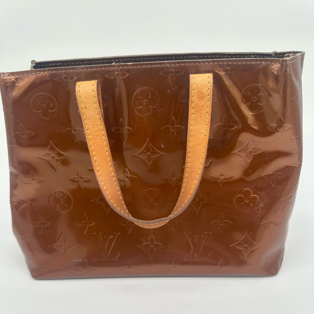 Louis Vuitton Bronze Vernis Reade PM Bag